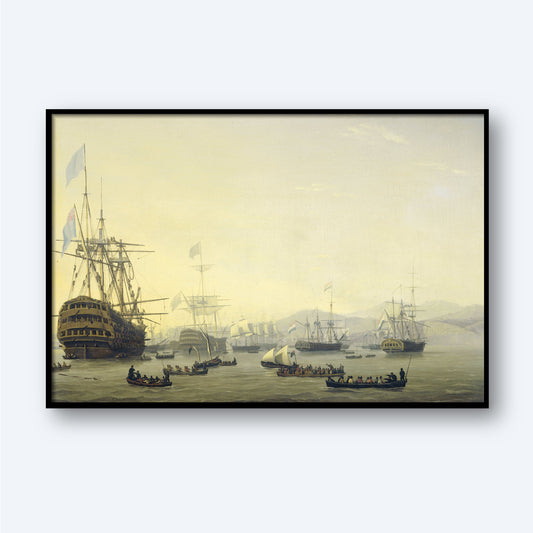 HMS Queen Charlotte by Edward Hunt