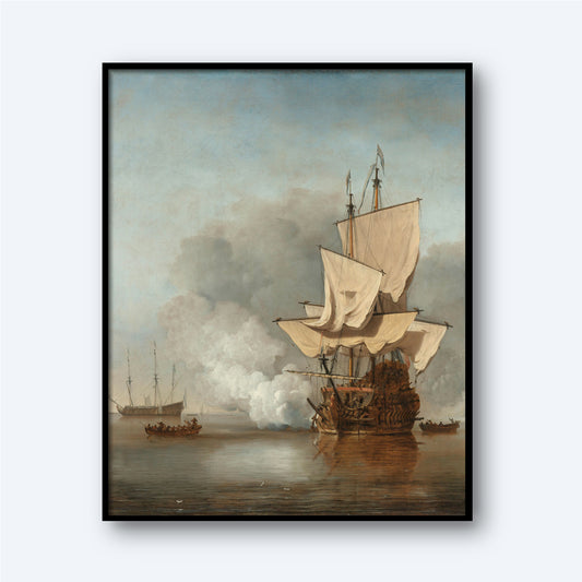 The Canon by Willem van de Velde