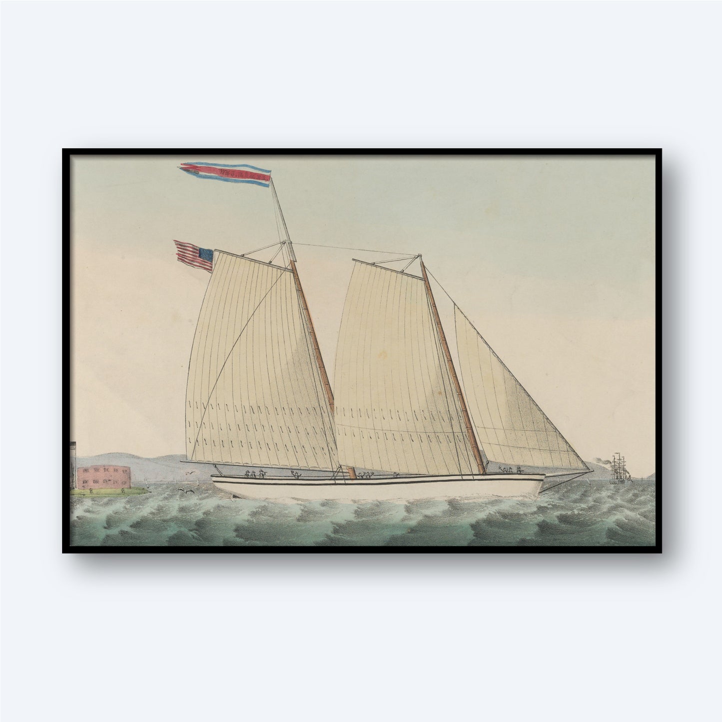 Extraordinary Express Across the Atlantic by Nathaniel Currier