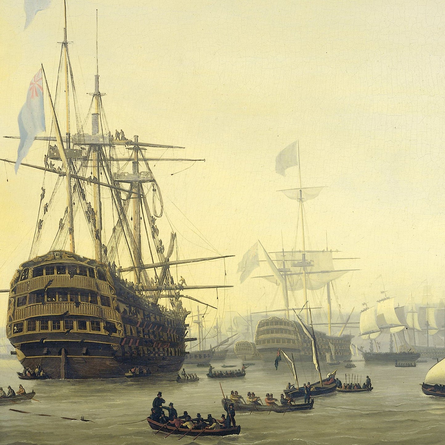 HMS Queen Charlotte by Edward Hunt