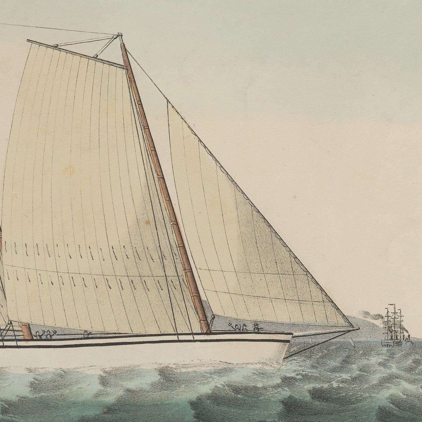Extraordinary Express Across the Atlantic by Nathaniel Currier
