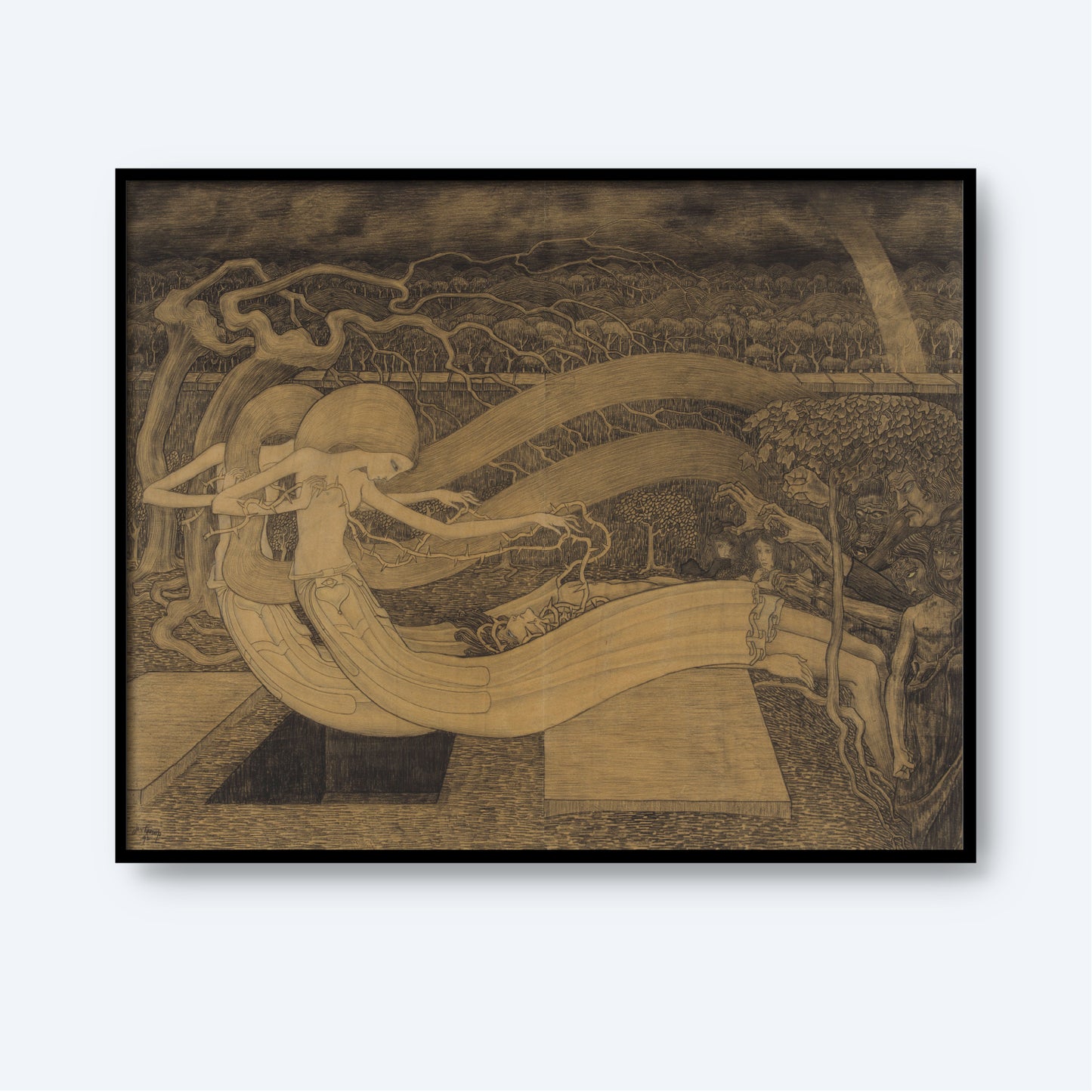 O grave, where is thy Victory by Jan Toorop