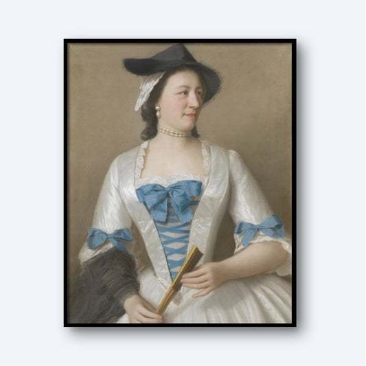 Portrait of Jeanne-Elisabeth Sellon by Jean-Etienne Liotard Print