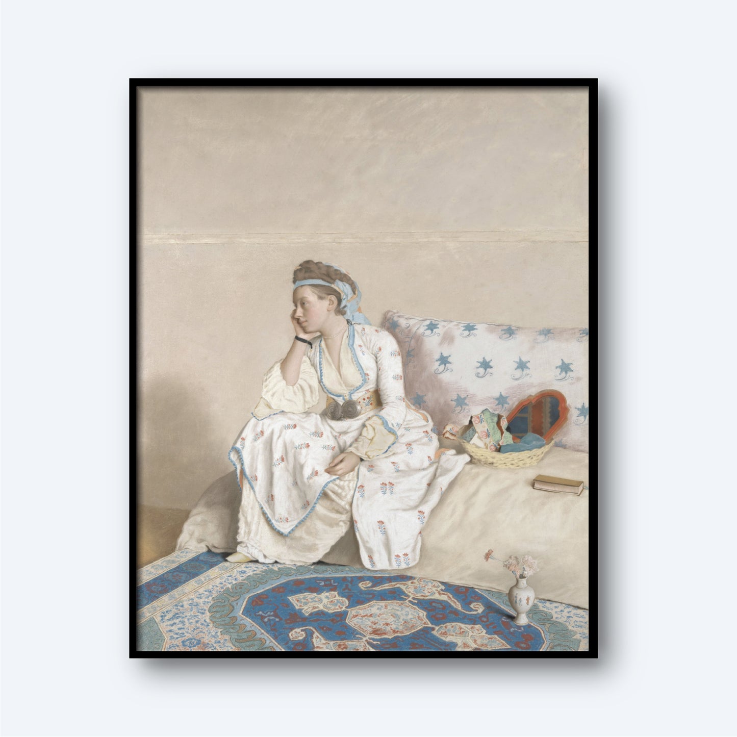 Marie Fargues, the Painter’s Wife by Jean-Etienne Liotard