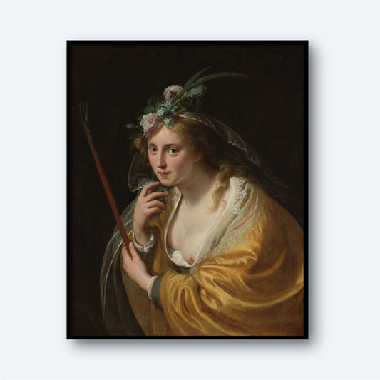 A Shepherdess by Paulus Moreelse
