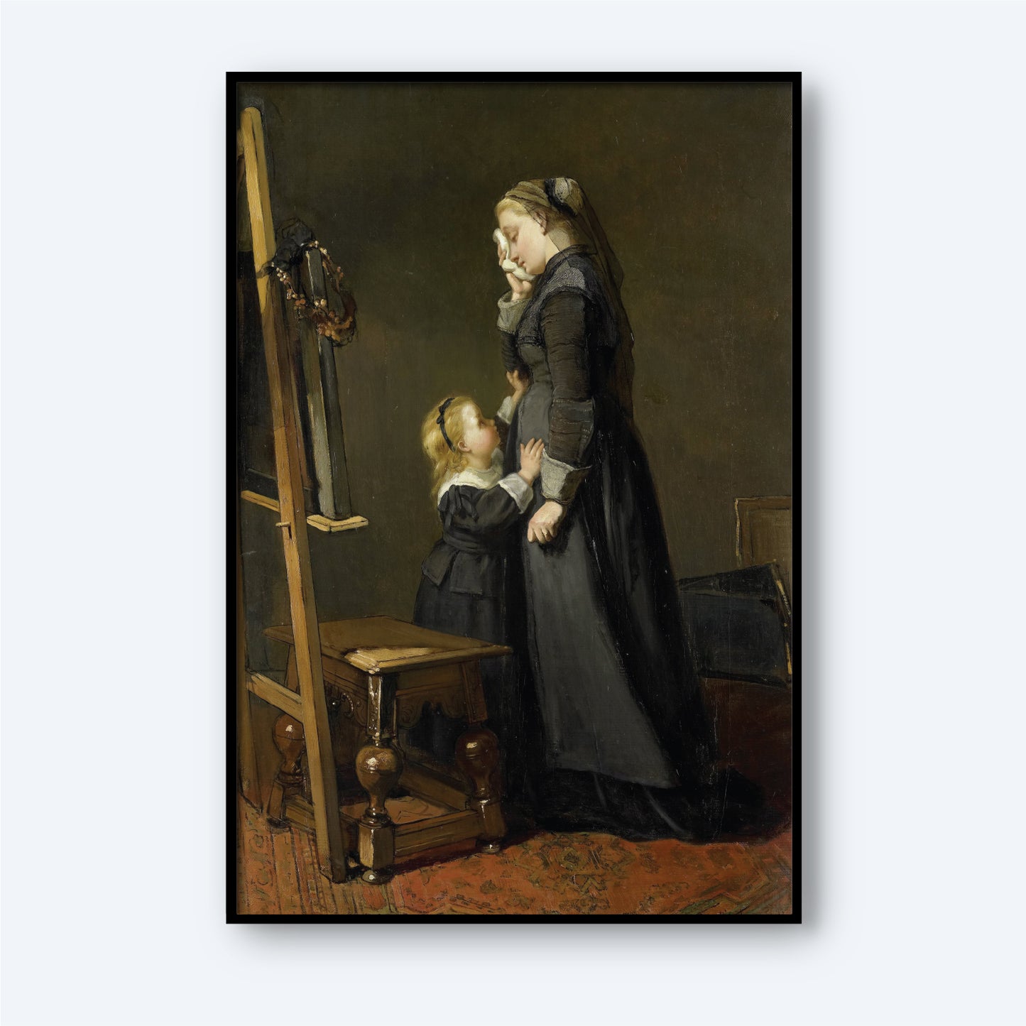 The Widow of a Painter by Kate Bisschop-Swift Print