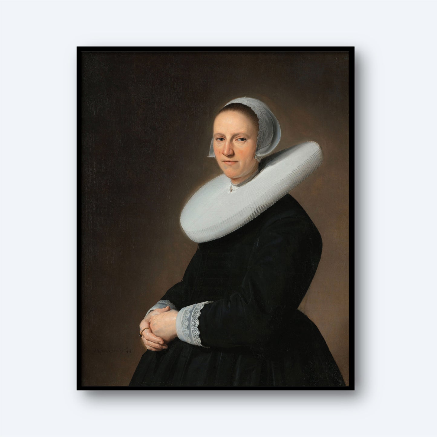 Portret van Adriana Croes by Johannes Cornelisz Verspronck