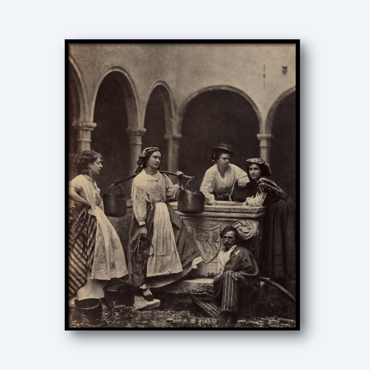 Figures at the Well Print