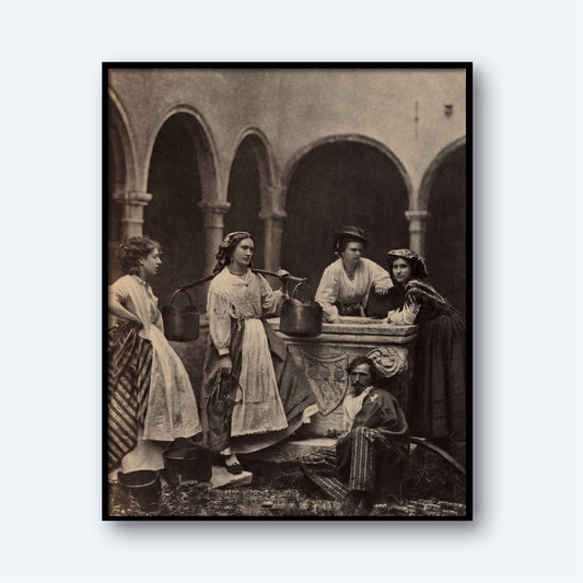 Figures at the Well Print