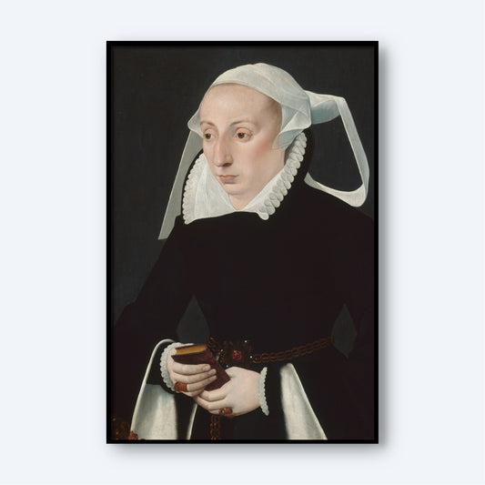 Portrait of a Woman with a Prayer Book by Bartholomäus Bruyn the Younger