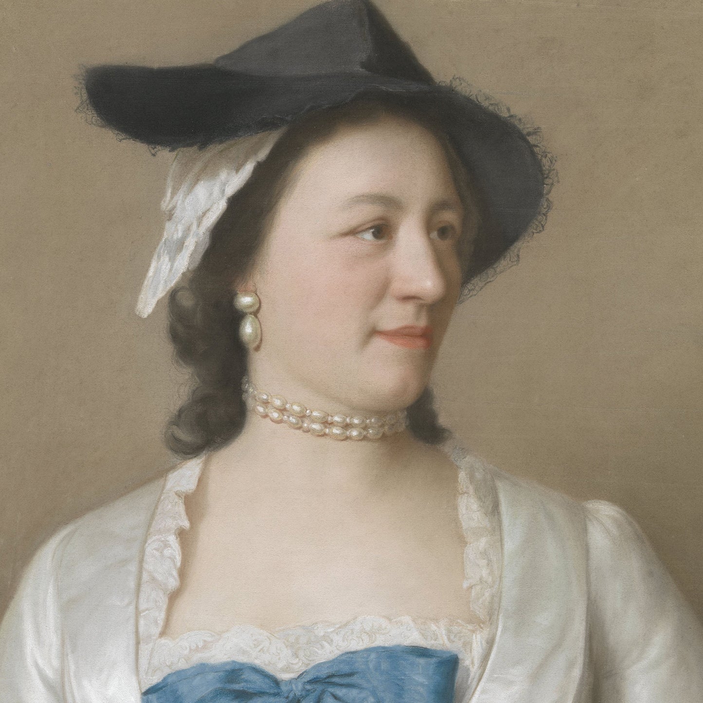 Portrait of Jeanne-Elisabeth Sellon by Jean-Etienne Liotard Print