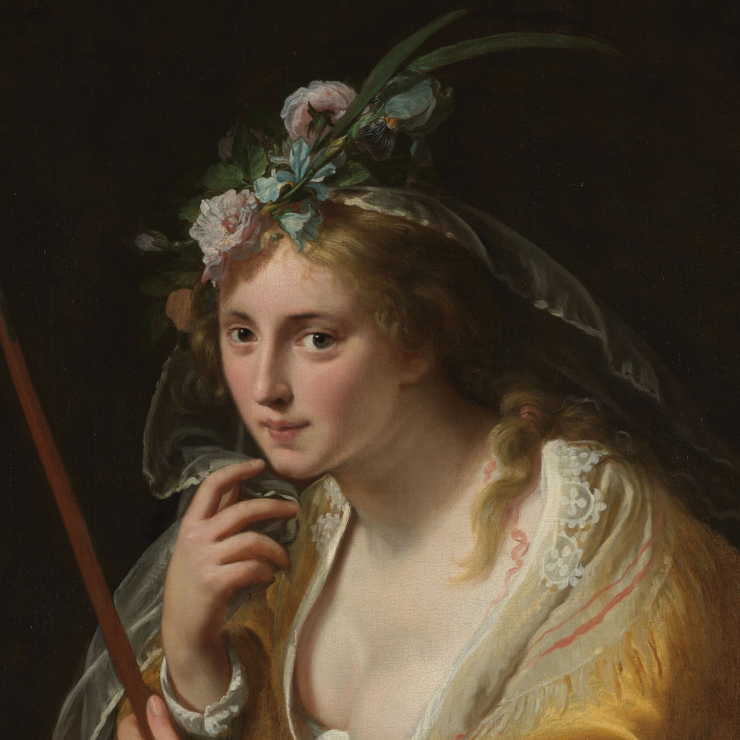 A Shepherdess by Paulus Moreelse