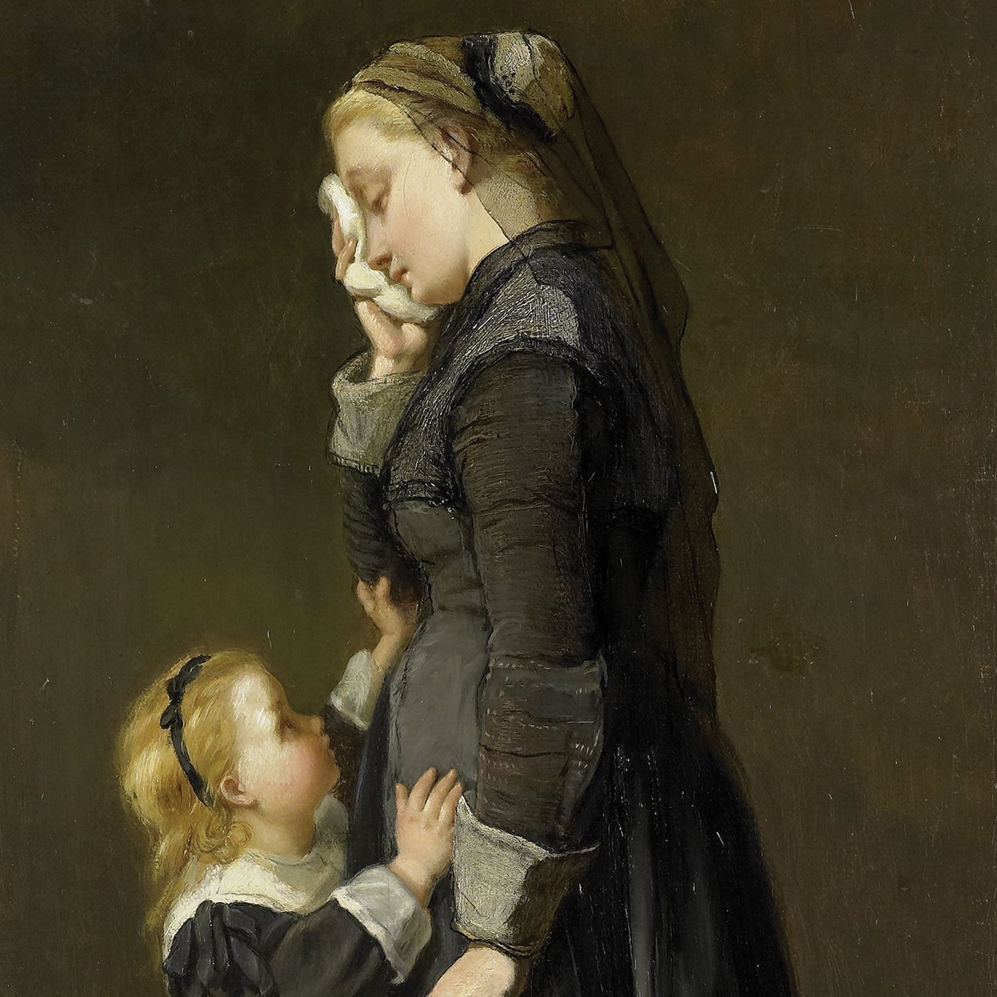 The Widow of a Painter by Kate Bisschop-Swift Print