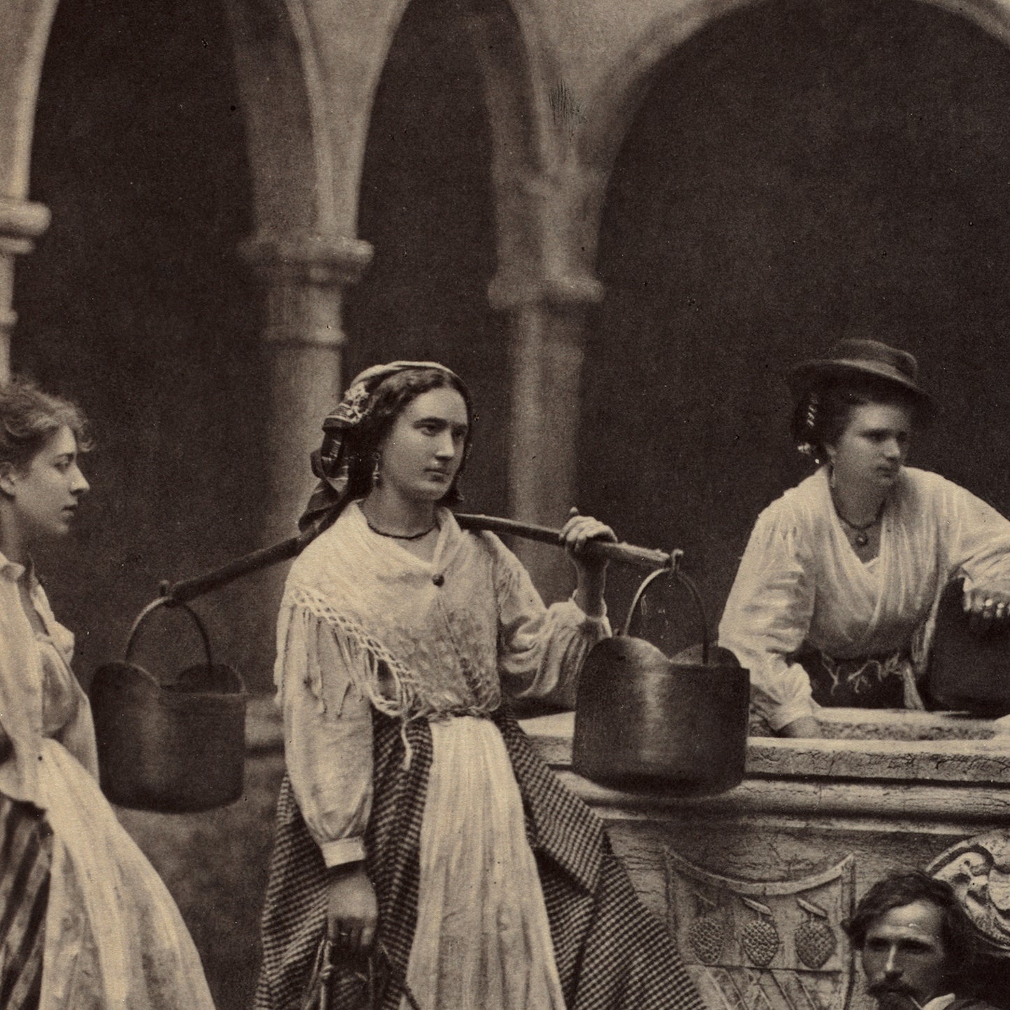 Figures at the Well Print